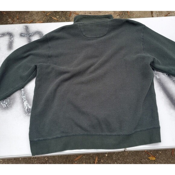 Orvis Quarter Zip Shirt Olive Green - Picture 8 of 11